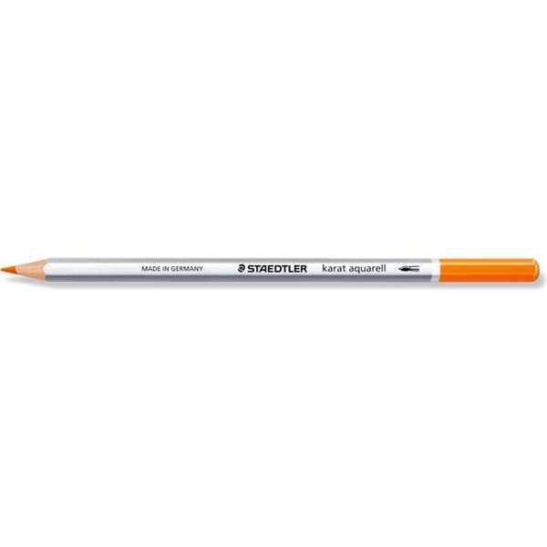 ステッドラー カラト　アクェレル　水彩色鉛筆　オレンジ 125-4 6本（直送品）