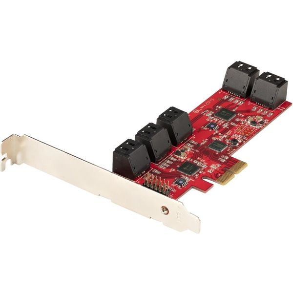 10ポート増設SATAカード - 6Gbps 10P6G-PCIE-SATA-CARD 1個 StarTech.com（直送品） - アスクル