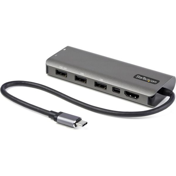ドッキングステーション Type-C接続 HDMI×1 mini DP×1 USB-A×3 USB-C×2