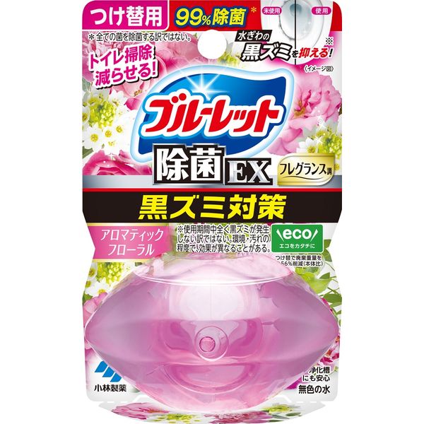 液体ブルーレットおくだけ 除菌EXフレグランス つけ替用 アロマティックフローラル 67ml 小林製薬 - アスクル