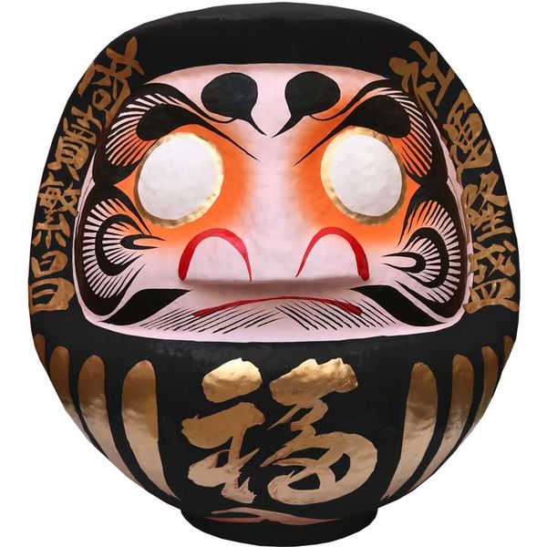Amazon.co.jp: 高崎だるま 黒 7号 22x20x24cm 開運吉祥・健康