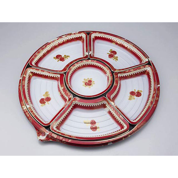 シーピー化成 NUオードブル38 英華赤本体 391038006875 1包：30枚（10×3）（直送品）