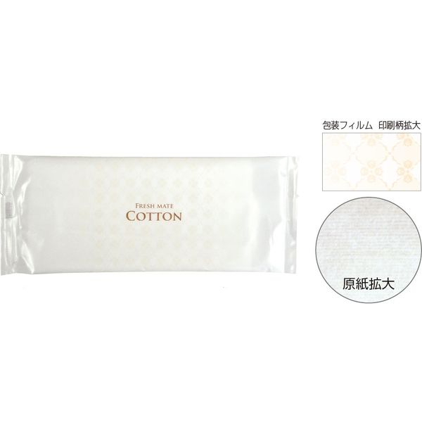 フレッシュメイト COTTON ［L平］ CO-4 371414 1ケース（800本入） 大黒工業（直送品）