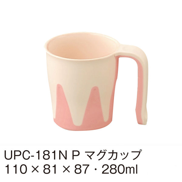 三信化工 マグカップ ピンク UPC-181N-P（直送品）