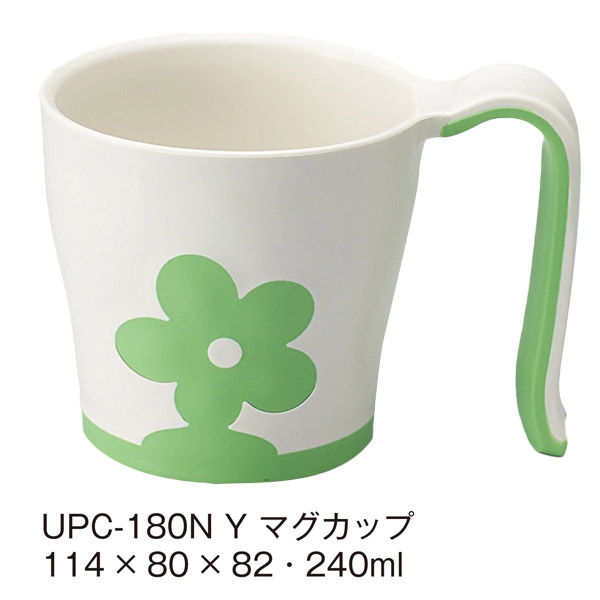 三信化工 マグカップ グリーン UPC-180N-G（直送品）