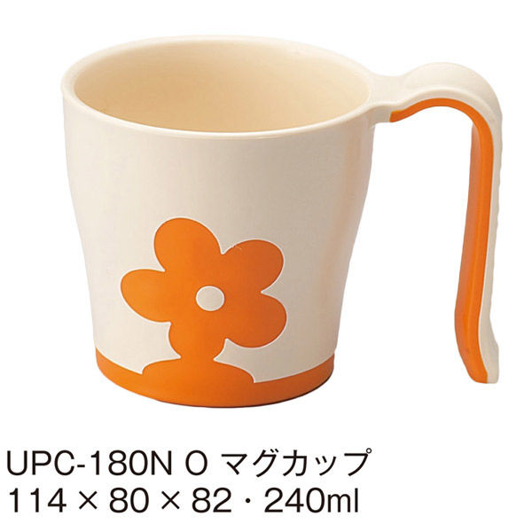 三信化工 マグカップ オレンジ UPC-180N-O（直送品）