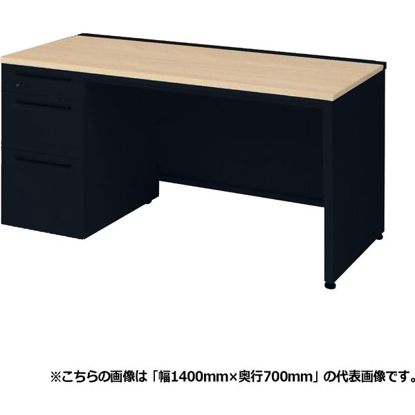 オカムラ アドバンス 片袖机 3段（B5） 引出し付 標準 幅1100×奥行700×高さ720mm 3V1PEK MK57 1台（直送品） 55,594円