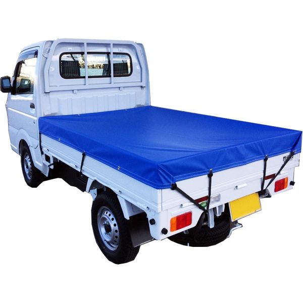 カワシマ盛工 シートマン 厚手ターポリントラックシート 軽トラック用 ブルー STA-BU（直送品）