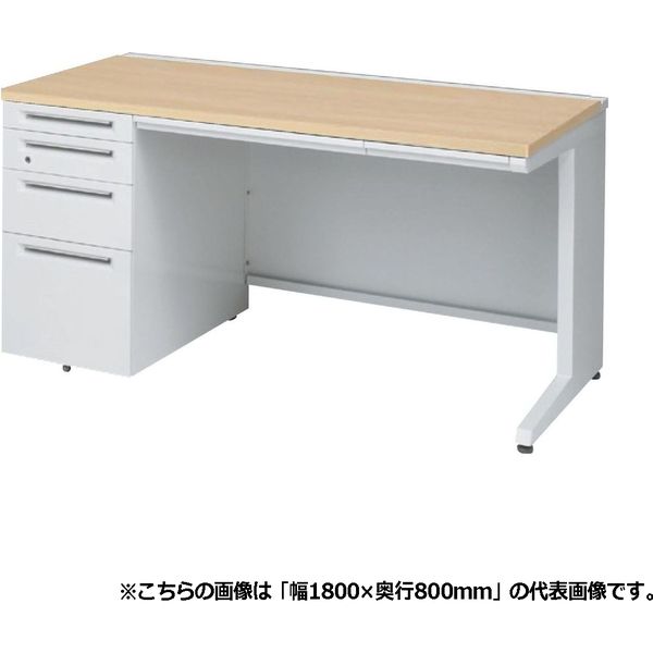 オカムラ アドバンスS 平机 引出し付 幅1200×奥行700×高さ720mm 3VCNAJ MK54 1台(メーカー直送) 送料無料 オカムラ アドバンス ADVANCE 標準タイプ 3V1NAJ オフィス