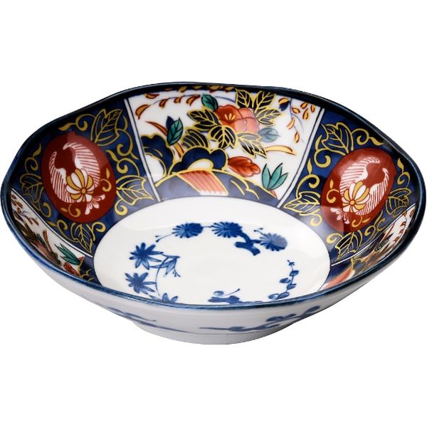 ブルーム 美濃焼 錦彩古伊万里煮物鉢16.5x4.5cm 1セット 10枚（1