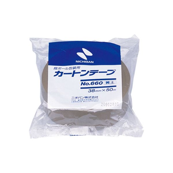ニチバン カートンテープ38ミリ幅 6607-38（直送品） - アスクル