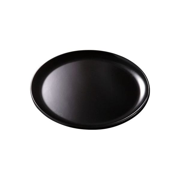 台和 13cm丸皿 黒 BY-310-BK 1セット(10枚)