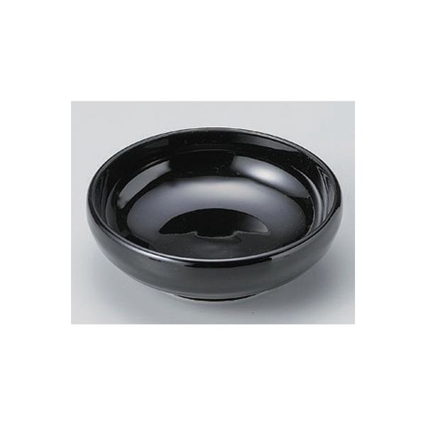 アースモス 美濃焼 中鉢 黒釉5.5寸鉢 （5個入）（直送品）