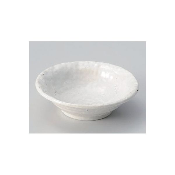 アースモス 美濃焼 小鉢 石目白12.5cm丸鉢 （8個入）（直送品）