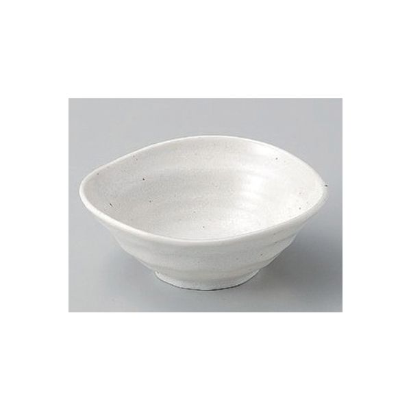 アースモス 美濃焼 小鉢 白結晶4.0鉢 （10個入）（直送品）