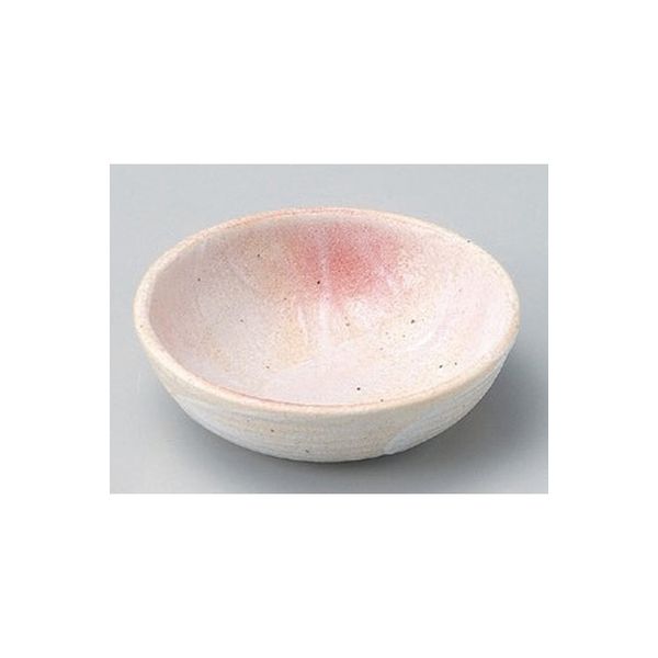 アースモス 美濃焼 小鉢 桜志野3.8丸鉢 （5個入）（直送品）