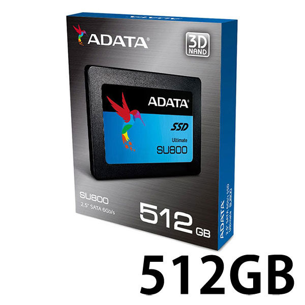 ADATA Ultimate SU800 SSD 2.5inch ASU800SS-512GT-C（直送品）