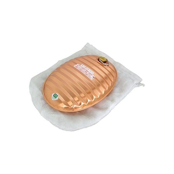 北陸土井工業 純銅製湯たんぽ2.6型 ミニ漏斗 袋付き 4905891112510（直送品）