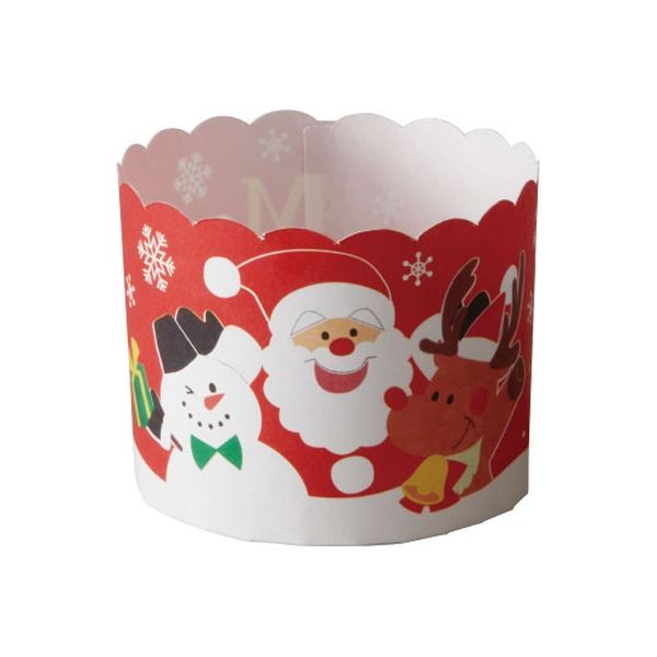 天満紙器 XM663 ケーキカップ（サンタファミリー） 6090545 1000枚（100×10）（直送品）