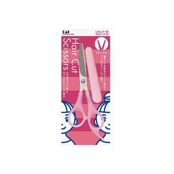 貝印 ヘアカットハサミ（キャップ付） 4901601282856 1セット（6本）（直送品）