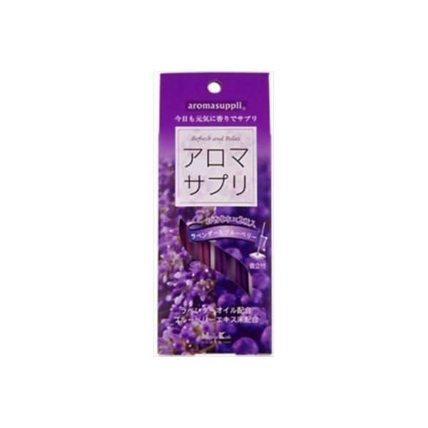 日本香堂 アロマサプリラベンダー＆ブルーベリーS 4902125370654 1セット（80本：16本×5）（直送品）