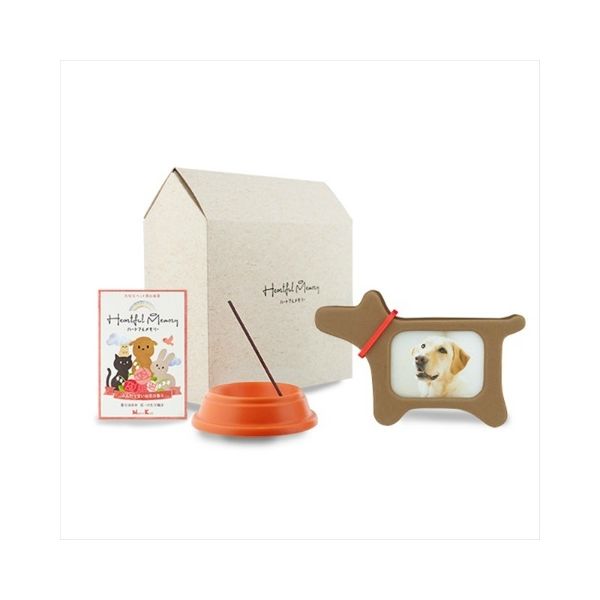 日本香堂 ハートフルメモリーセット エンジェル・ドッグ 4902125895324（直送品）