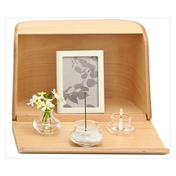 日本香堂 やさしい時間祈りの手箱ナチュラル 4902125924611（直送品）