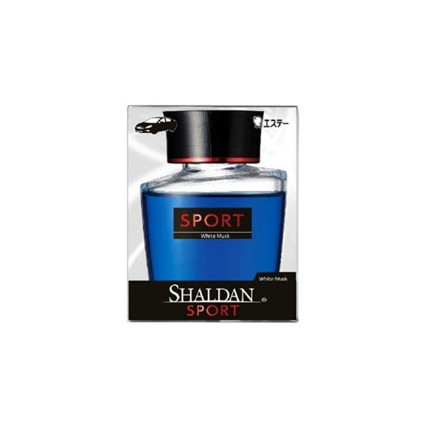 エステー シャルダン SHALDAN SPORT for CAR 芳香剤 車用 リキッドタイプ ホワイトムスク 1セット（6個）（直送品）