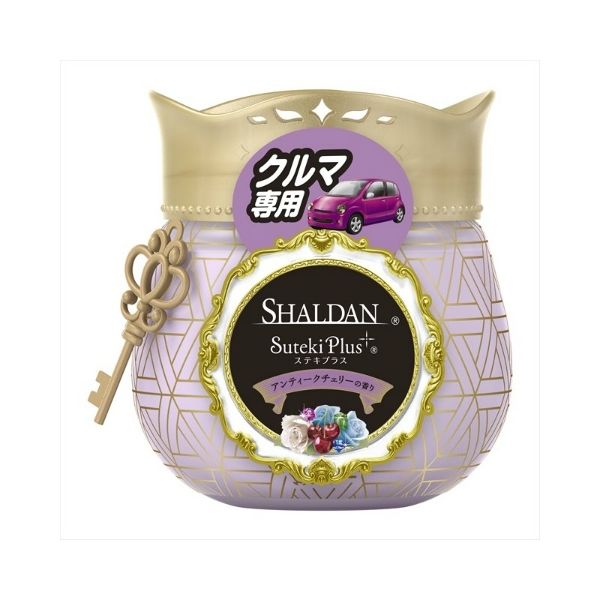 エステー シャルダン SHALDAN ステキプラス クルマ専用 消臭芳香剤 車用 アンティークチェリーの香り 1セット（6個）（直送品）