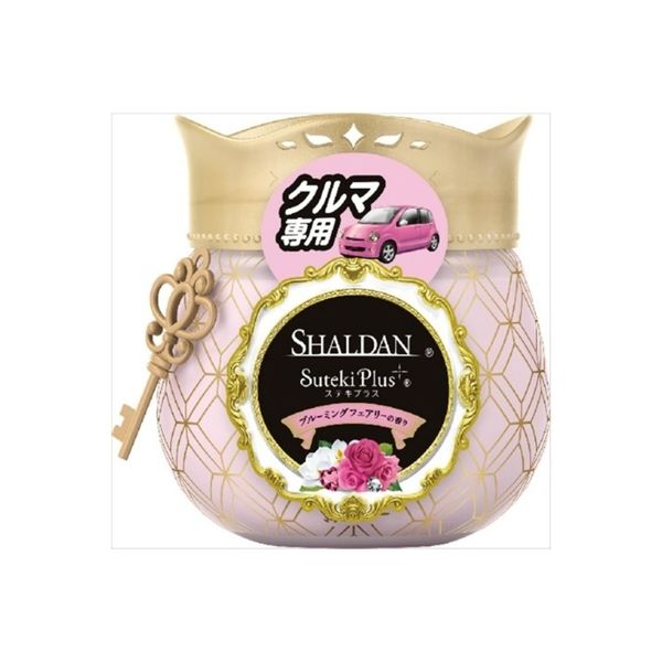 エステー シャルダン SHALDAN ステキプラス クルマ専用 芳香剤 車用 ブルーミングフェアリーの香り 1セット（6個）（直送品）