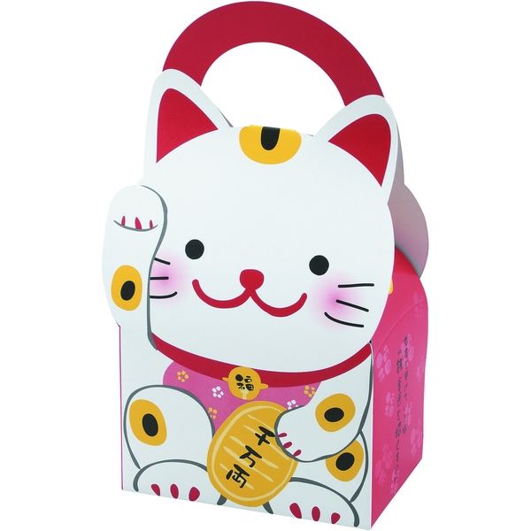 ヤマニパッケージ アニマルBOX 招き親猫 16-268 1ケース（200：10枚OPP袋入）（直送品）
