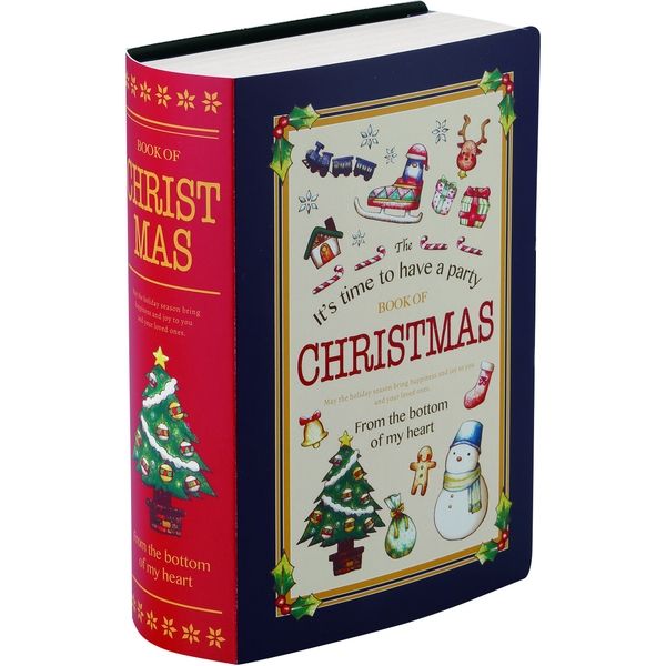 ヤマニパッケージ ブックオブクリスマス 20-1560CH 1ケース（100：50枚クラフト全面包装）（直送品）