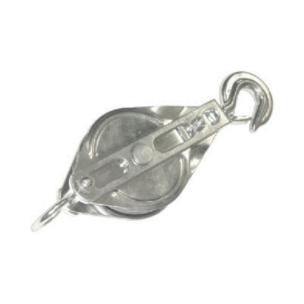 スリーエッチ HHH ステンレス一車ブロック フック型75mm 75X1BS 1個 808-7161（直送品）