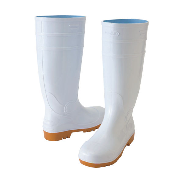 アイトス 先芯入り長靴 ホワイト 24.5 AZ-4437-001-24.5 1足 118-5089（直送品）