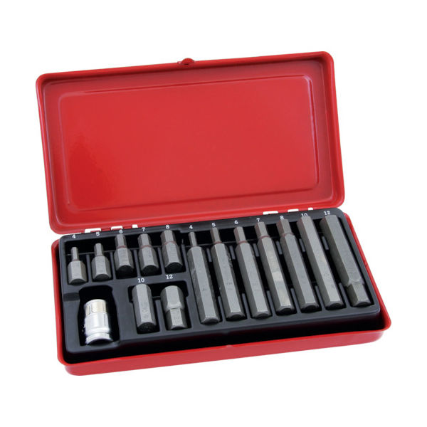 スエカゲツール スエカゲ 15PC.ヘックスビットセット HX-15S 1セット 774-6377（直送品）