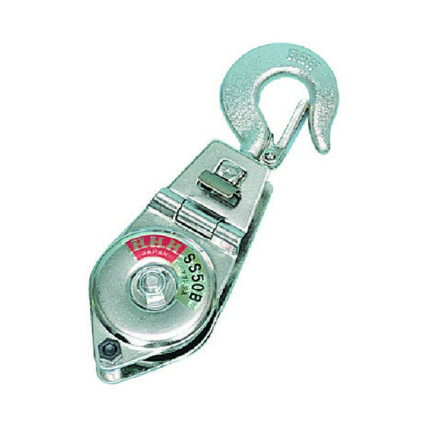スリーエッチ HHH シンプルスナッチ フック型50mmベアリング入 SS-50B 1個 808-7271（直送品）