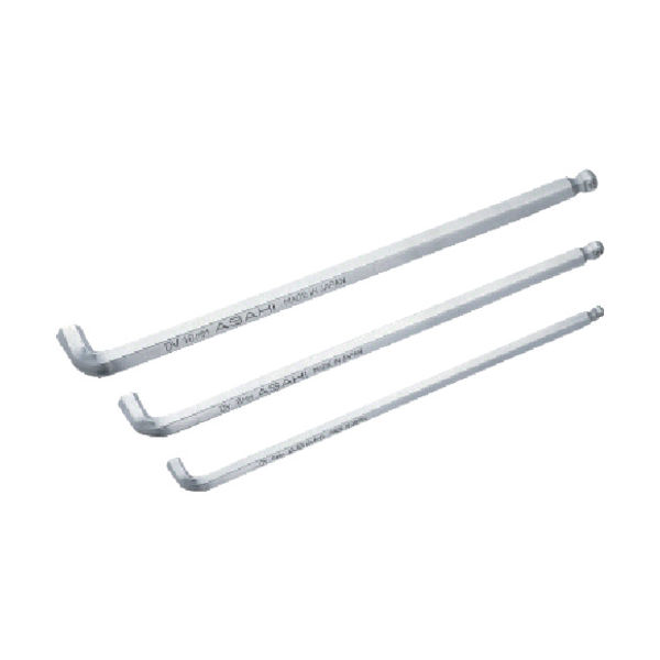 旭金属工業 ASH ロングボールダックスキー六角棒レンチ2mm DV0200 1本(1個) 816-5116（直送品）