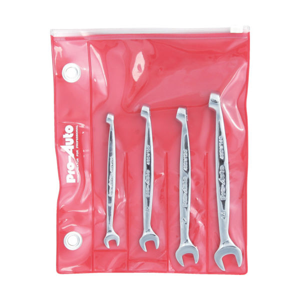 スエカゲツール ProーAuto 4本組ドルフィンレンチセット 43DW4SP 1セット 821-9076（直送品）