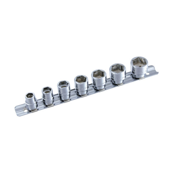 スエカゲツール スエカゲ 3/8DR.7PC.シャローソケットハンガーセット インチサイズ 101-31SMS 1セット 853-0736（直送品）