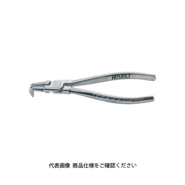 HAZET スナップリングプライヤー 穴用 90°曲がりタイプ 1846B-3 1丁 828-8404（直送品）