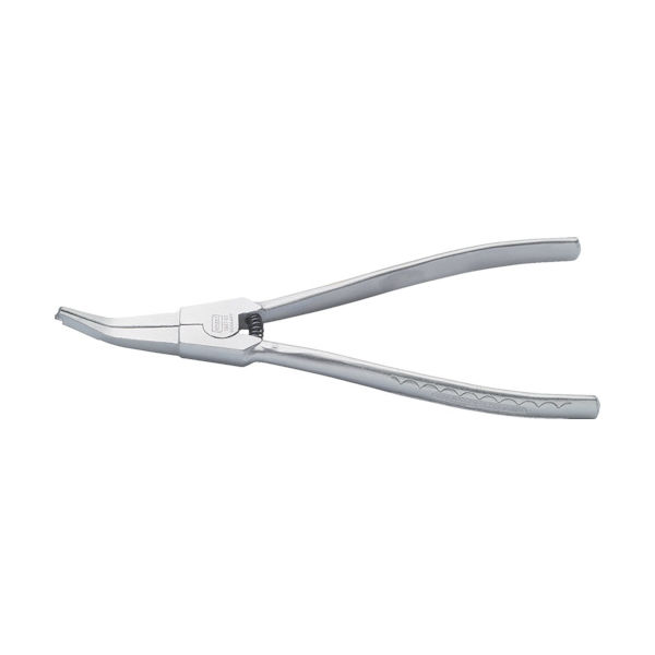 HAZET 穴なしスナップリング用プライヤー 軸用 30°曲がりタイプ 1847-61 1丁 828-8422（直送品）