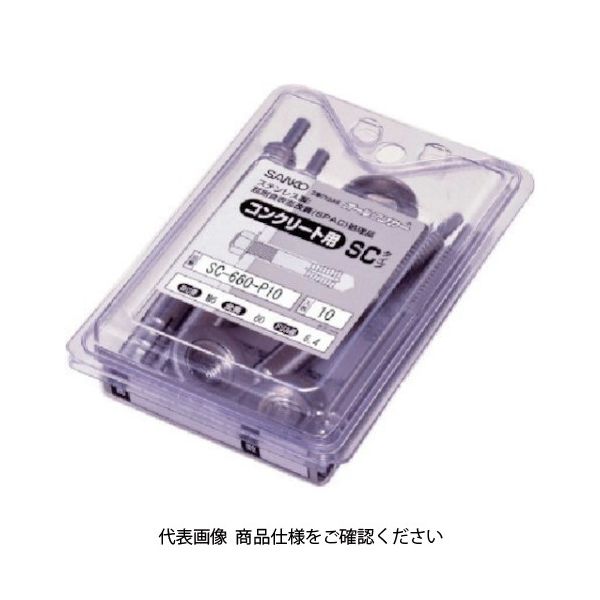 サンコーテクノ サンコー テクノ サンディールパックSCタイプ ステンレス製ミリねじ(10本入) SC-660-P10 1パック(10本)（直送品）