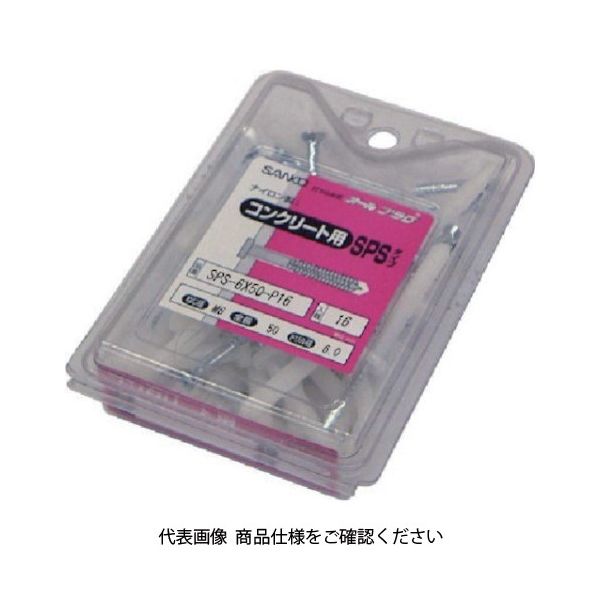 サンコー テクノ オールプラグSPSタイプ スチール製 (ビス) パック品16本 SPS-6X50-P16 1パック(16本)（直送品）