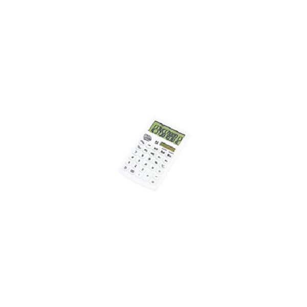 ナカバヤシ 電卓ハンディータイプモノカラーホワイト ECH-2101T-W 1セット(20台) 723-9114（直送品）