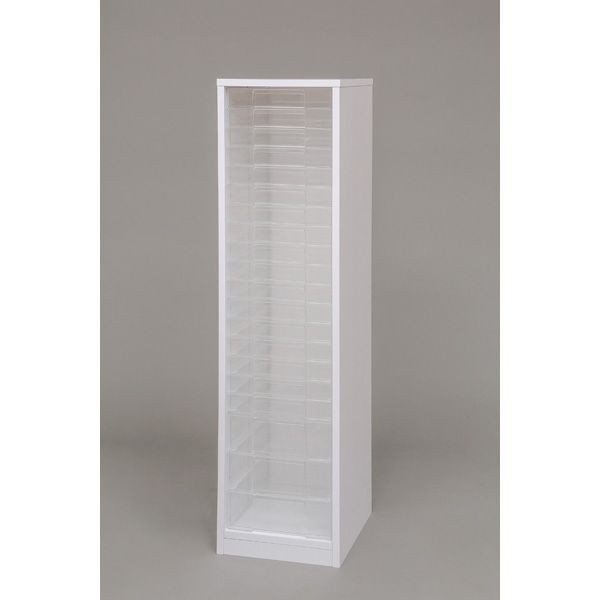 アイリスオーヤマ 木製フロアケース 幅289×奥行350×高さ1100mm ホワイト MFE-1173 1個（直送品）