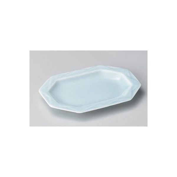 アースモス 美濃焼 のり皿 青白ダイヤ型皿 (6個入)（直送品）