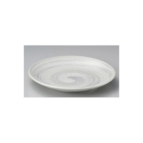 アースモス 美濃焼 丸皿（大） 白雪丸9.0皿 (3個入)（直送品）