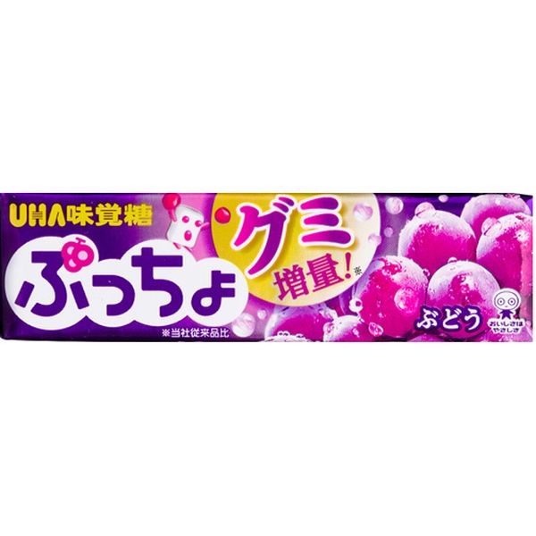 UHA味覚糖 味覚糖 ぷっちょスティック ぶどう 10粒×10 4902750905535 1箱（10P入）（直送品） - アスクル