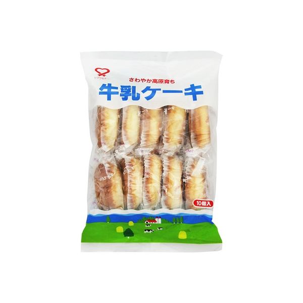 お菓子のシアワセドー シアワセドー 牛乳ケーキ(全流協) 10個