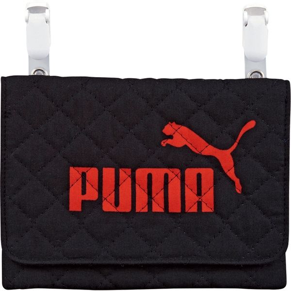 クツワ PUMA（プーマ）ポケットポーチ 黒 PM188BK（直送品）